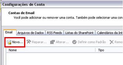 Novo e-mail